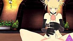 Toga Shinobu in futanari hentai has sex with blowjobs and cumshots