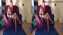 bettie hayward's intriguing interview turns into masturbation climax with close up