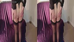 bettie hayward's intriguing interview turns into masturbation climax with close up