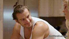 Is This Blonde Wife Cheating at Wedding with Stranger? Shocking Affair!