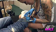 Inked Gurlz - He Fuck A Tattoo Artist Pin Up