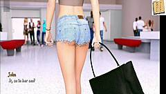 Being a dik dik route 22 in hentai cartoon anime style.