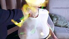 Oral compilation with big tits choking on monster cocks and dirty talk