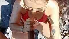 bella fucked at the beach with a woman i met