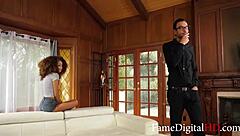 My new white stepdad with cecilia lion