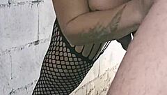 Sucking Big White Dick In Parking Lot And Getting Facial