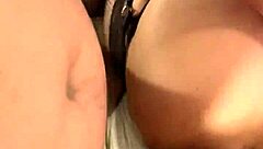 Fuck her wet pussy doggy with big cock while bent over!