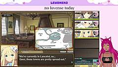 Vtuber Lewdneko Plays Evenicle Part 5 With Big Tits And Cute Anime Style