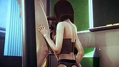 yo, check this 3d animation with two girls in stockings