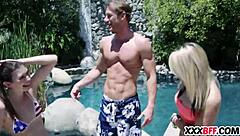 Summertime bbq and big cocks