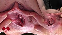 Mistress Reveals Pussy Close Up with Cock