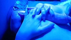 violet plays with her huge dildo