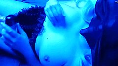 violet plays with her huge dildo