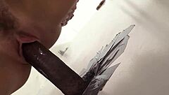 Emotional Gloryhole Creampie for Cougar