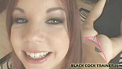 Throat Fucked With Massive Black Cock