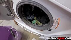 Hot milf blows stepson for chores