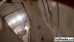 Teen elsa plays with toys in nude scene