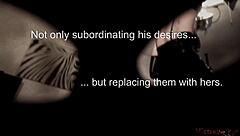 Femdom Mistress Locks Cuckold in Chastity for Total Submission