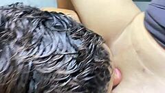 invito a mi prim a comer y termina comiendome mis tetas