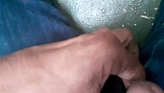 feeling the thrill as a gay brazilian masturbates in the woods