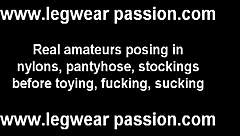 I will show you my big tits bouncing in stockings