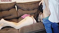 i saw my wife with the masseur at home.