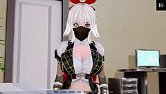 Complete gameplay explores harem hotel part 7 with sexy bent over scenes