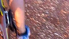 israeli caught biking naked in brazil, shows ass masturbation