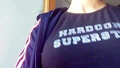 smoking fetish with nude blonde model