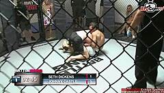 Inked Blonde Teen Gets Boobs Cumshot