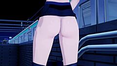 Shibuya Sex Episode Vol 1: Jujutsu Kaisen Hentai with Footjob, Handjob, and Cumshot on Ass. Moaning babe in USA hardcore scene.