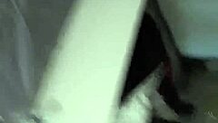 latina brunette fucked doggy by chubby couple