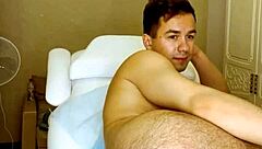 sugarnadya gives intimate haircut to russian guy's cock on webcam