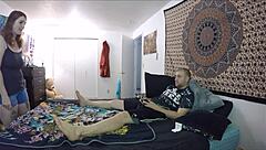 Young Step-Sister Bends Over For Doggystyle Fucking With Big Ass And Tits