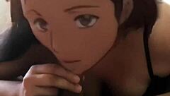 Sexy Latina Teen Sucks Monster Cock For Otaku!