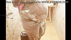 Bengali wife TAKING BATH with BIG TITS