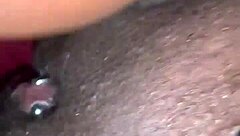 I watch the milf masturbatin' her wet vagina for me, cummin' hard.