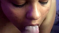 I'm letting that fat big black cock go in my mouth