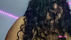 my busty university friend finally agrees to record herself with a mask on for fun