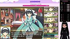 vtuber lewdneko plays evenicle part 24 in a cute gaming session
