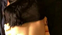 Real amateur 18 year old with perfect ass is fucked doggystyle, bent over