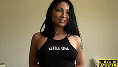 I toy myself as petite uk babe for dom