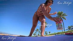 quem seria sua rea��o se me visse assim na praia bem putinha com meu micro biquini