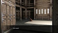 asian girl with small tits plays forbidden dojo