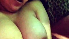 big natural tits soaked with cumshot from monster cock