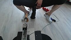 Facefucked and Anal Pounded by Machine and Extreme Huge Toys