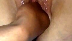 Wife enjoys amateur fisting