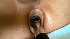 Amateur Close Up Anal Tunnel With Vibrator And Dildo Play