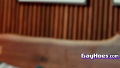 Twink feels lucky winning date with favorite porn star