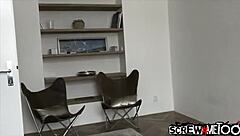 sexy spanish girl pulls panties for oral and cumshot